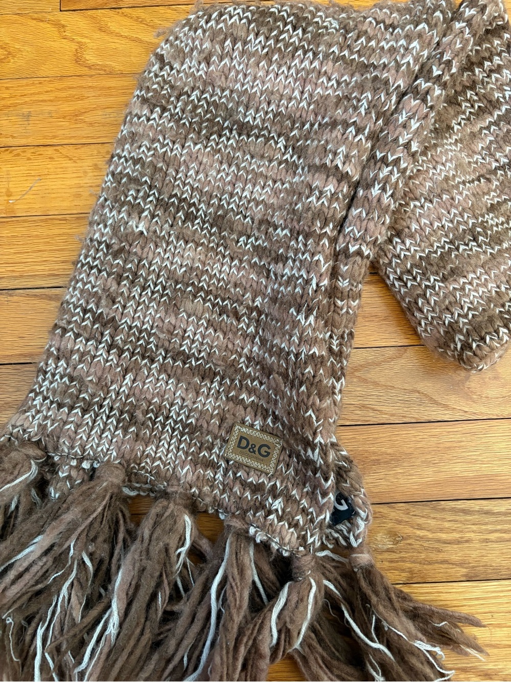 Vintage D&G Chunky Knit Scarf